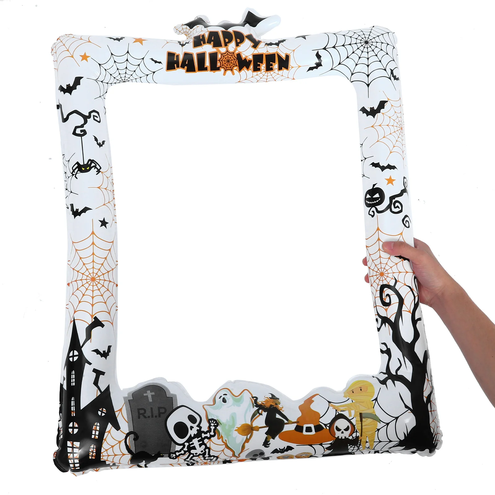 Halloween Inflatable Photo Frame Booth Props for Kids Picture Decorations Inflatables Outdoor Pvc Frames