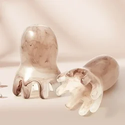 Resin Octopus Comb Head Massager Meridian Scraping Scalp Massage Brush Acupuncture SPA Gua Sha Health Massage Tool