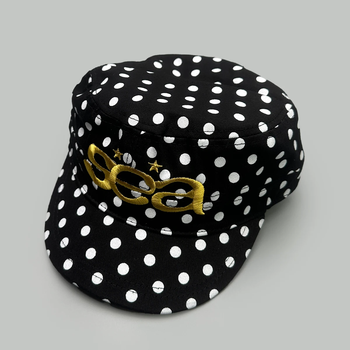 Color Block Embroidered Letters Rose Baseball Hats New Men Women Sunshade Street Versatile Polka Dot Fashion Niche Peaked Caps