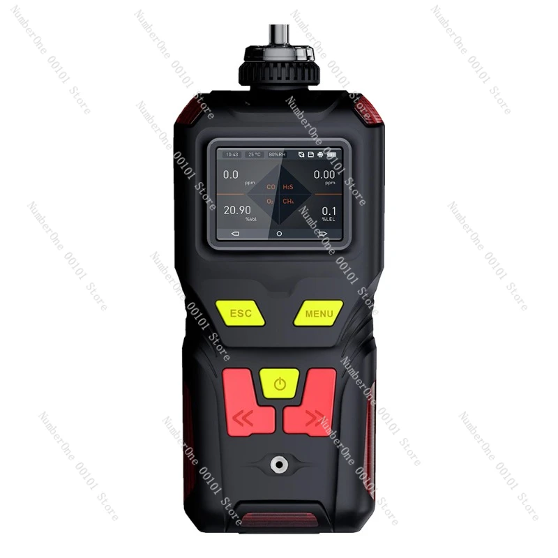 Portable Pump Suction Four-in-One Gas Detector Zirconia Analyzer Hydrogen Ammonia Toxic Gas Detector