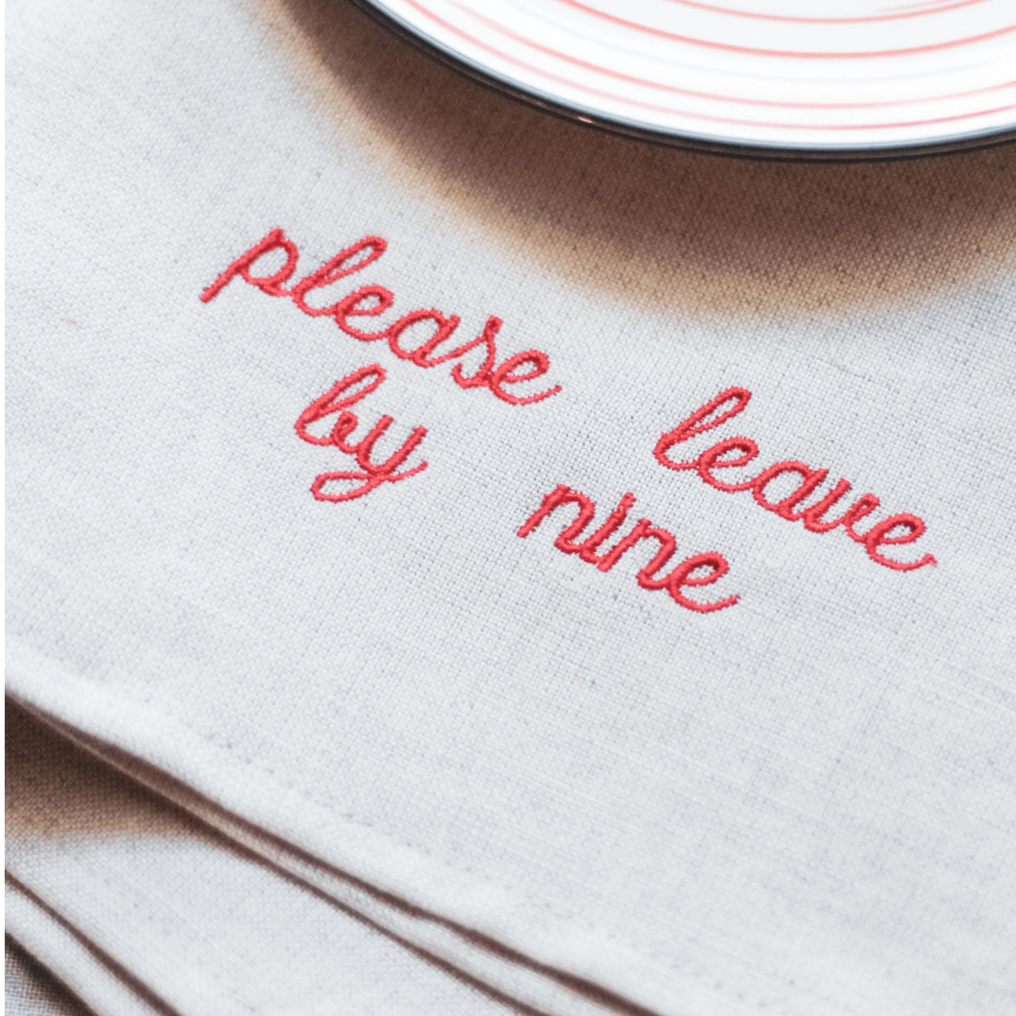 10 Customized Names |   Handmade Personalized Embroidered Name Design Cloth Napkins, High-End Party Favors, Housewarming Gifts, Afternoon Tea Gifts, Premium Quality, Custom Embroidered Items for Weddings and Banquets,