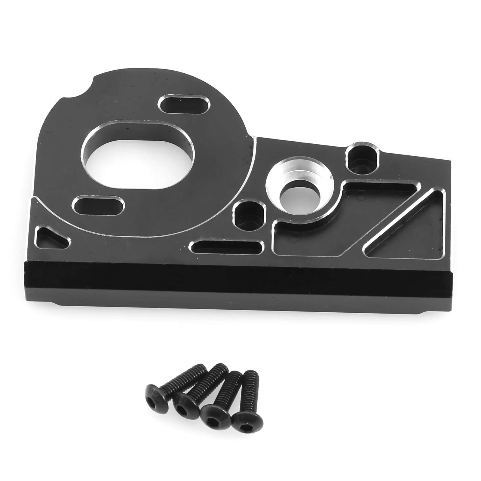 Montagem do motor de liga de alumínio para carro RC, peças pretas, Axial SCX10 Pro AXI03028, 1/10 RC acessórios do carro, 1pc
