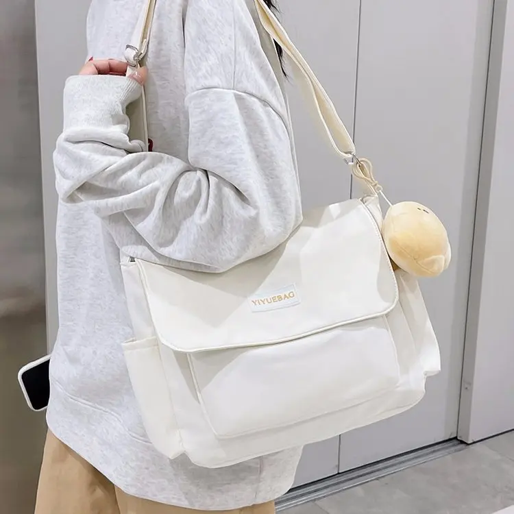 Borse a tracolla moda coreana per donna borsa a tracolla per studenti Collage di grande capacità borsa per libri donna borse a tracolla per scuola