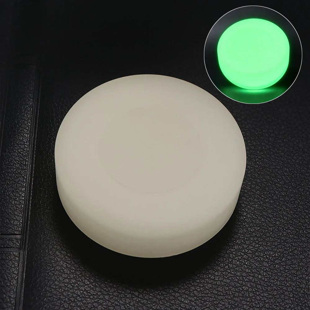 Green Glow in The Dark Hockey Balls Light Up PVC Ice Hockey Balls Luminous 7.2cm Street Hockey Balls Outdoor Sports
