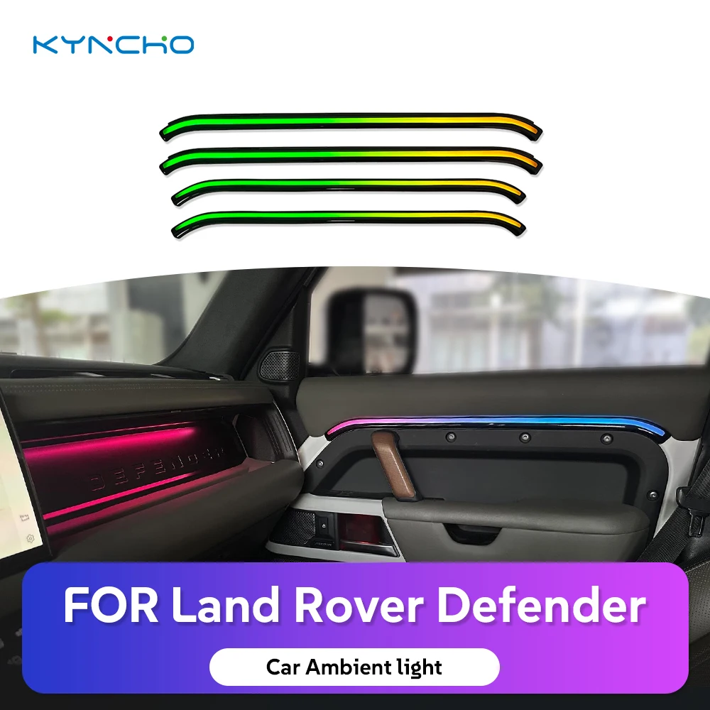 For Land Rover Defender D7X Car Ambient Light Automotive Ambient Lighting 12v Interior Lighting LED Symphony Invisible Design