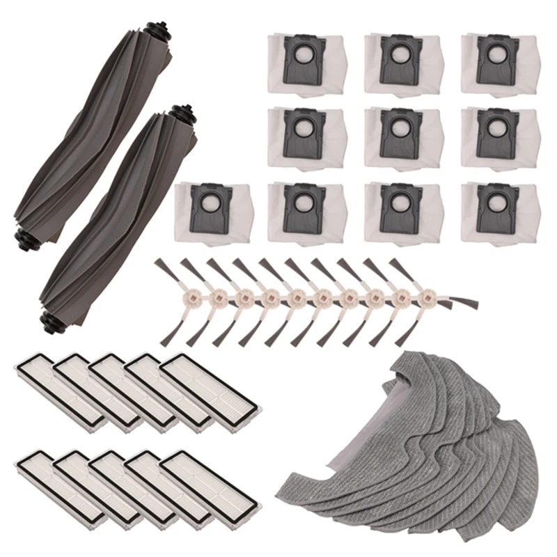 

A86I-For Dreame D10 Plus Gen 2 RLD32GD Replacement Parts Accessories Main Side Brush Hepa Filter Mop Cloth Dust Bag