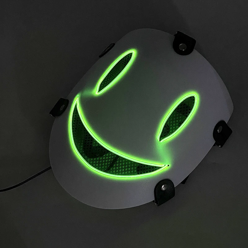 Maschera di invasione a LED ad alto aumento Cosplay Invasione ad alto aumento Ain Accessori per costumi Maschera Maschera per adulti Anime ad alta invasione LED
