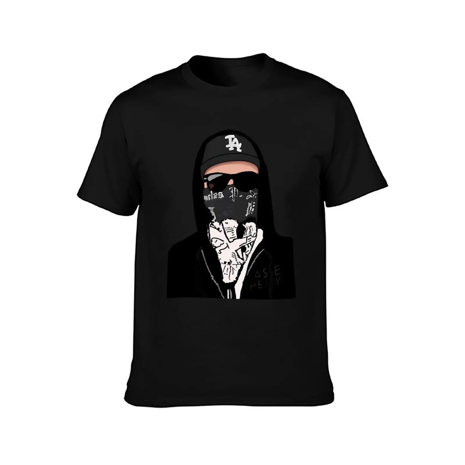 Charlie scene T-Shirt, Summer Casual Cotton Tee, Oversized Streetwear Tops, Vintage Graphic Print, Loose Fit Short Sleeve