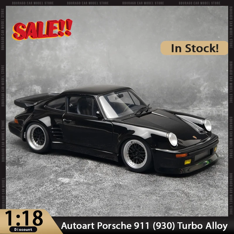 

New In Stock Autoart 1:18 Porsche 911 (930) Turbo Comic First Edition Alloy Car Model Miniature Diecast Ornaments Custom Toy Kid