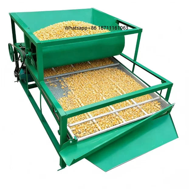 Grain Sorting Machine Mobile Combine Seed Cleaner Destoner Blower Gravity Separator for Beans Screening