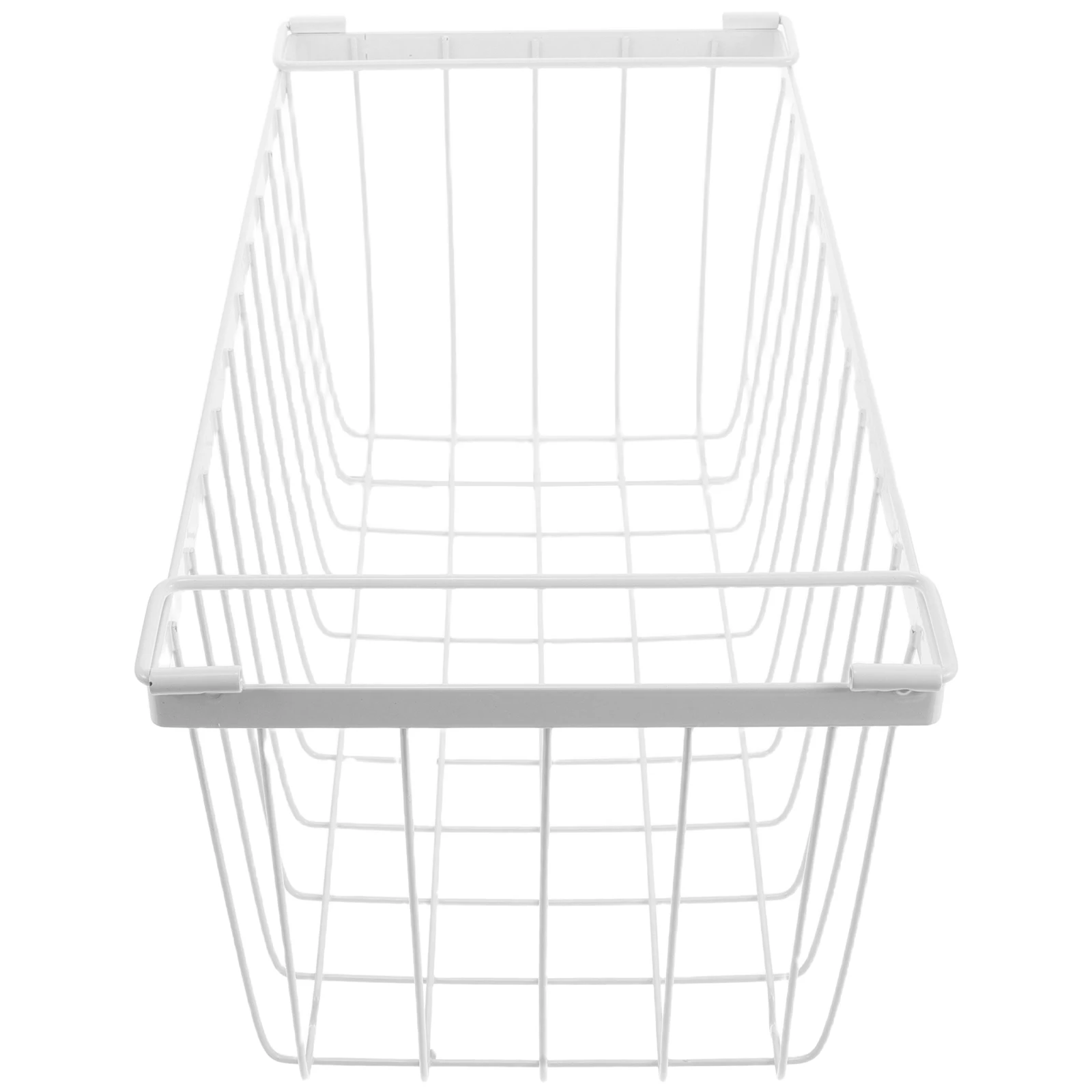 

Cold Cabinet Hanging Baskets Refrigerator Storage Organizer White Carbon Steel Wire Bins Freezer Dividers Separator