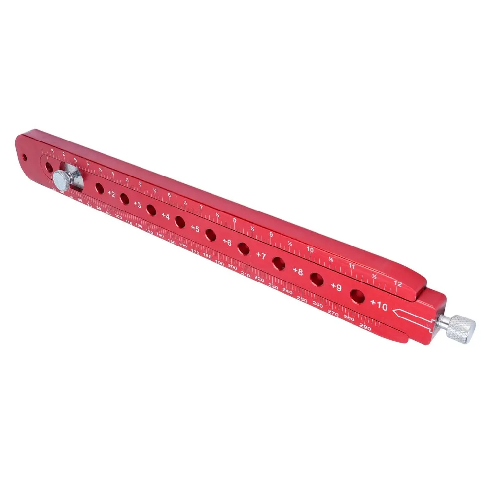 Aluminum Alloy Woodworking Compass Scriber Adjustable Design Portable Circle Drawing Ruler Arc Drawing Ruler