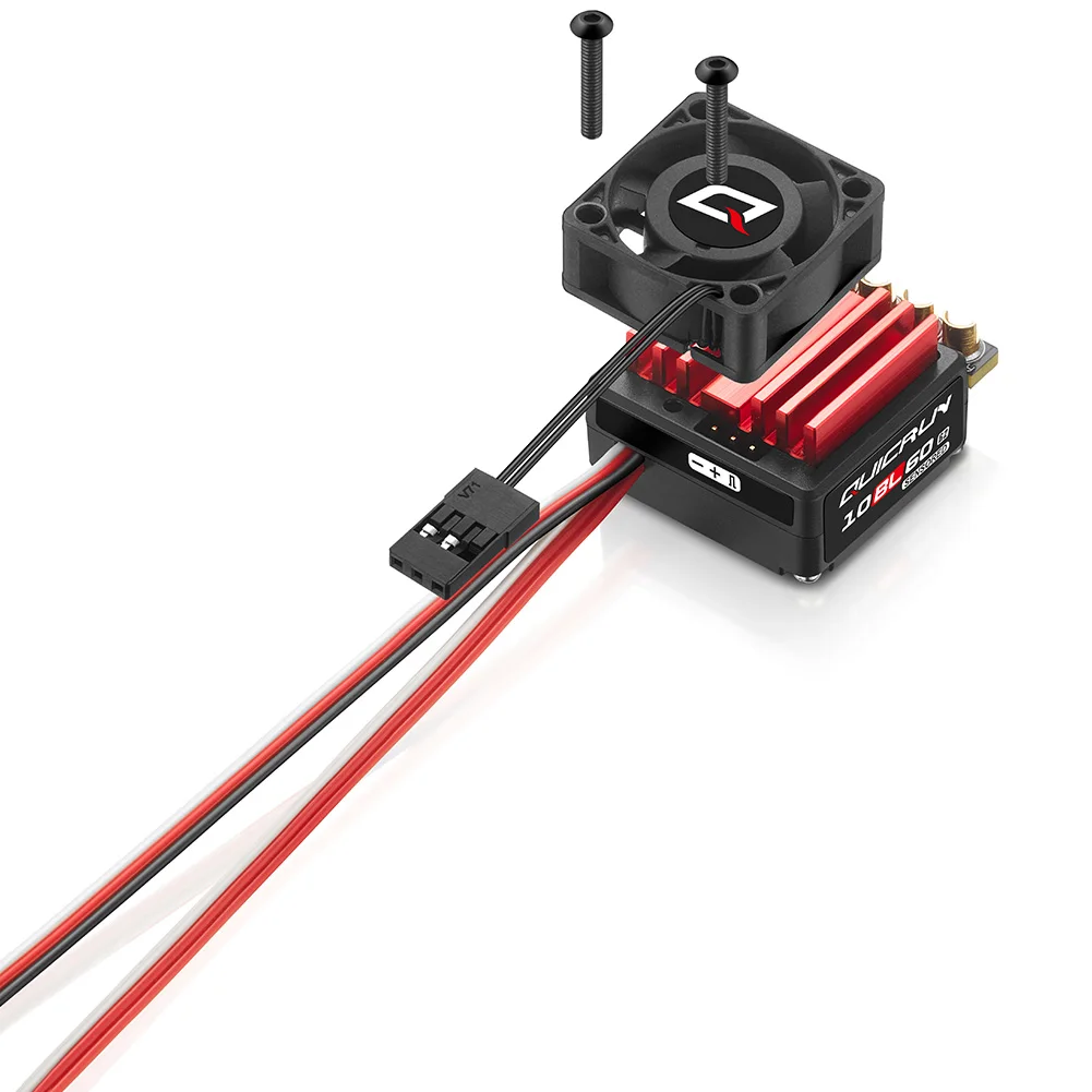 Hobbywing QUICRUN Sensored 10BL120 G2 120A /10BL60 60A 2-3S Lipo Brushless ESC For 1/10 RC Racing Car view 3