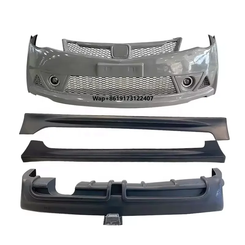 

For 2006-2009 Body Kit Auto Parts New Car Front Bumper Rear Lip Side Skirts with Tow Hook Cut-Outs