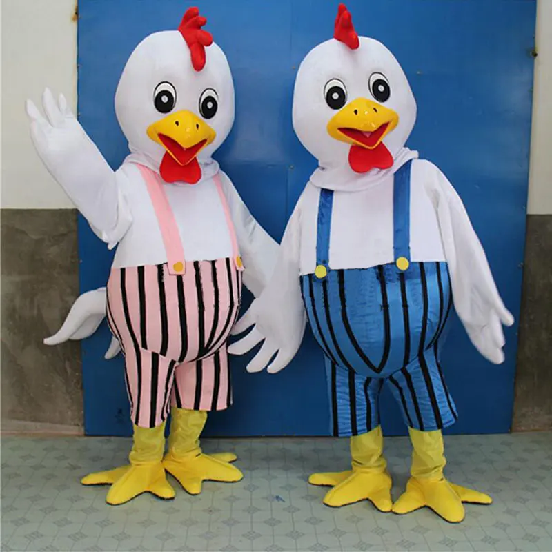 Disfraz de muñeca de pollo para adultos, disfraz de Mascota de actuación, bonito conjunto de Cosplay de gallo para Halloween, accesorios de ropa de dibujos animados, 2024