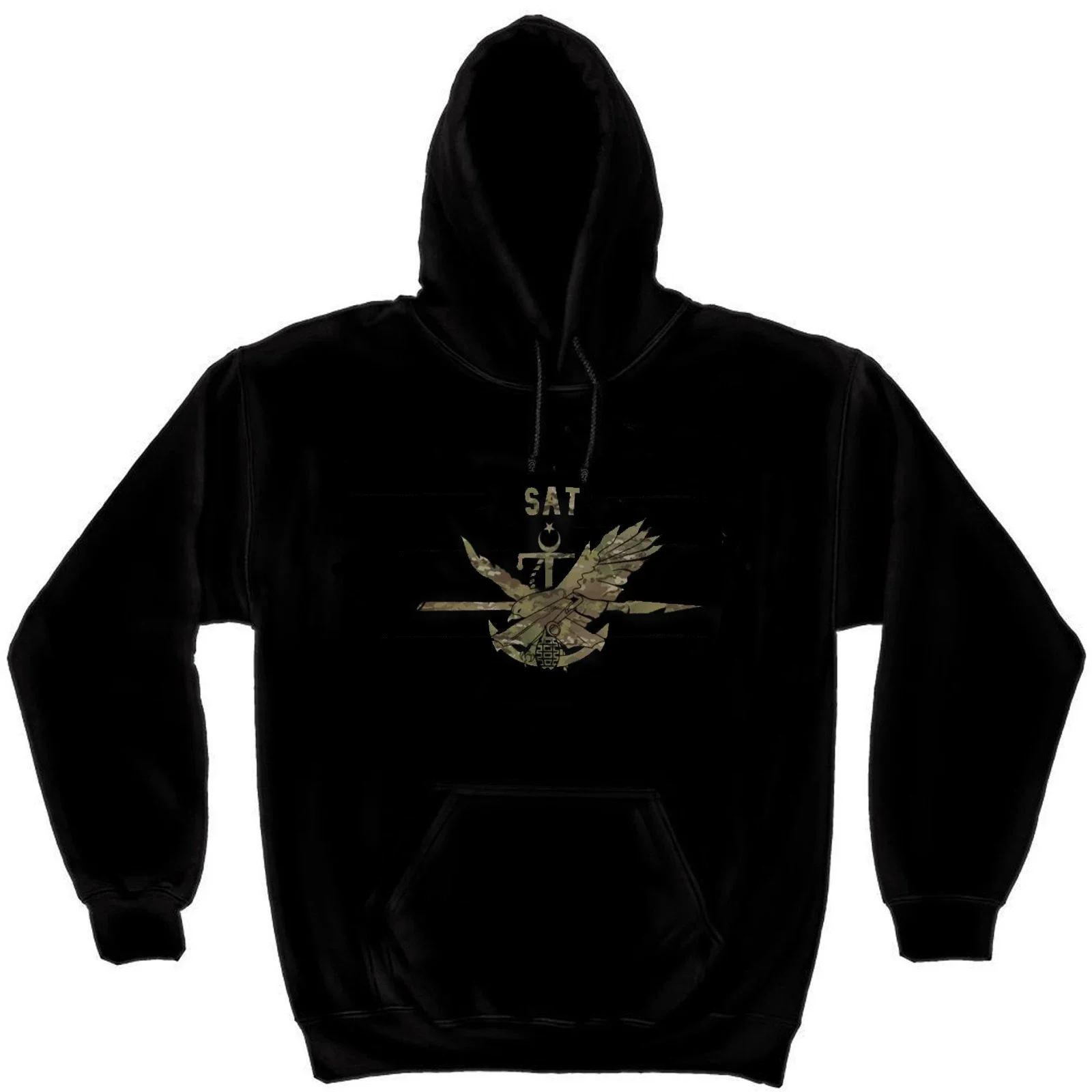 

Turkish Naval SEALs Sulatı Taaruz Multicam Camouflage Pullover Hoodie 100% Cotton Comfortable Casual Mens Sweatshirt Streetwear