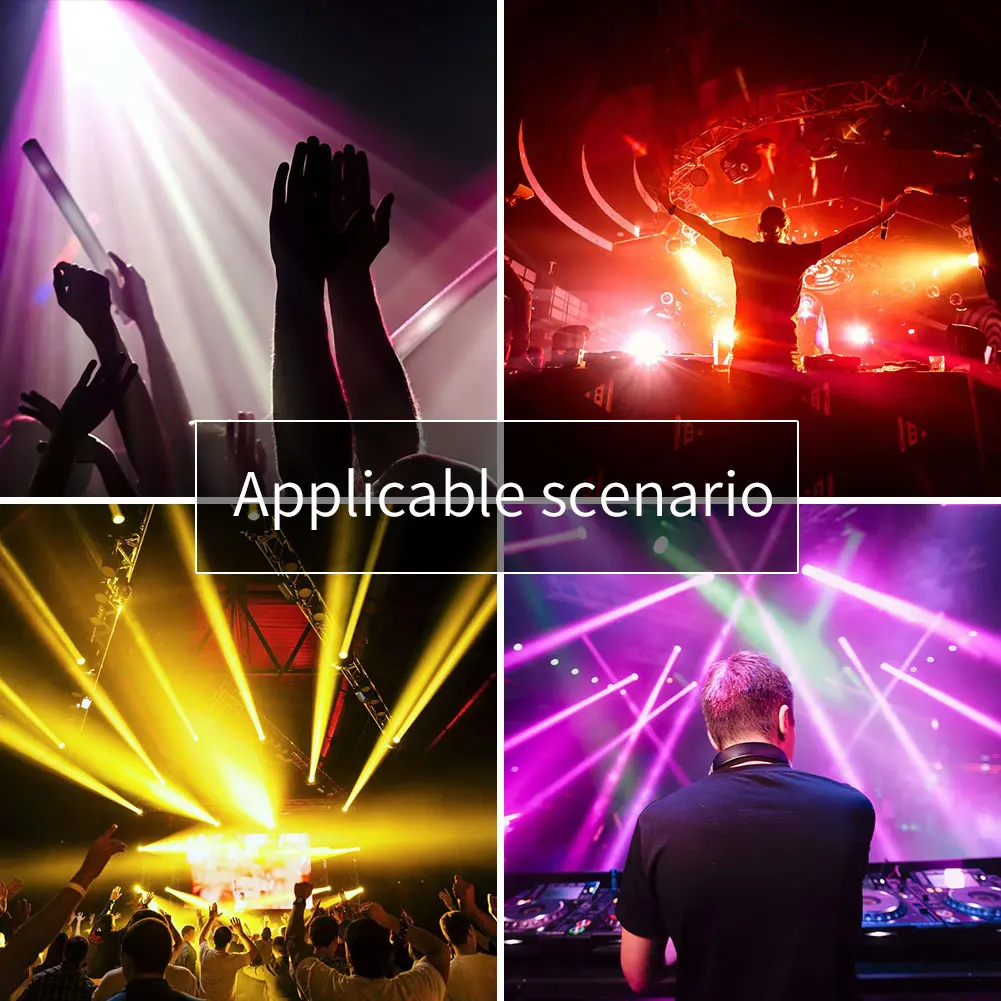 4PCS/SET RGBW LED Flat Par Light Auxiliary Lights Stage Effect Lighting for DJ Disco Party Christmas Bar Club Wedding Birthday