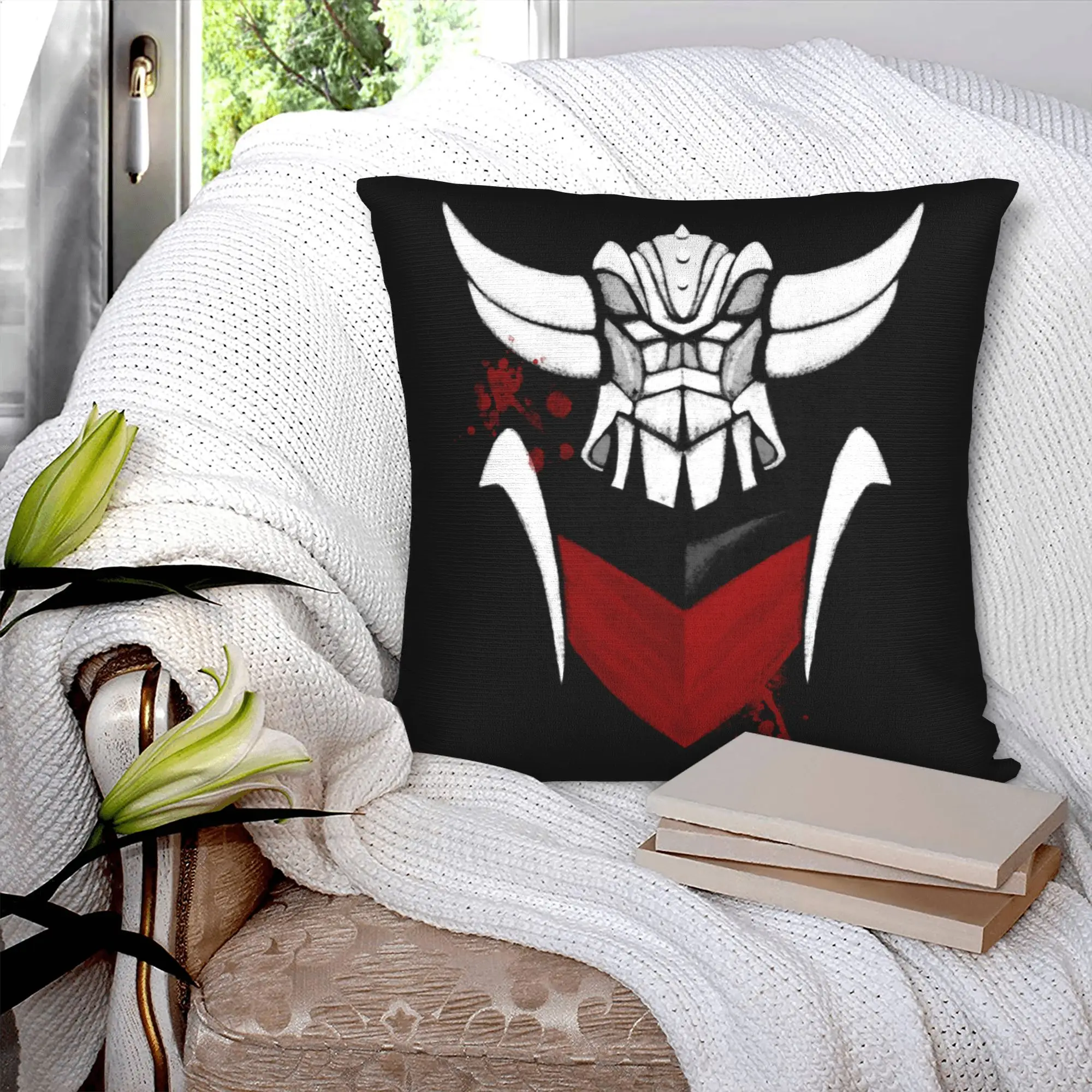 Ufo Robot Grendizer Japanese Anime Luxury Throw Pillow Cover Home Decorative Goldrake Goldorak Cushion