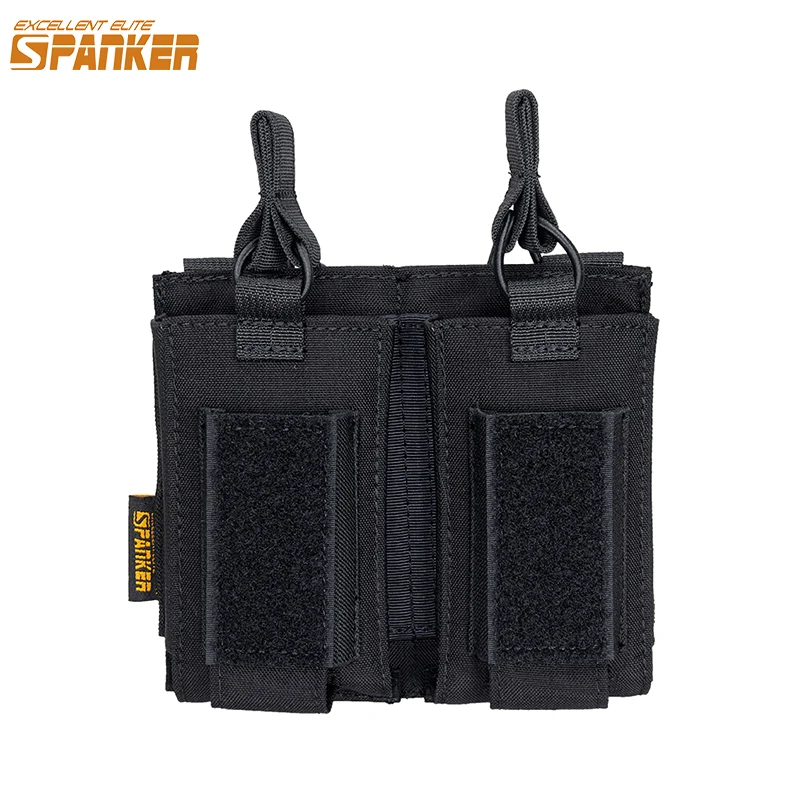 Tactical Magazine Pouch Double Open-Top Triple Magazine Pouch Airsoft Pistol Mag Pouches For AK M4 M14 M16 Elastic Gun Mag Pouch