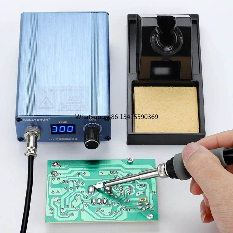 

T12 Digital 80W Soldering Station Adjustable Constant Temperature Soldering Iron for Mobile Phone Repair