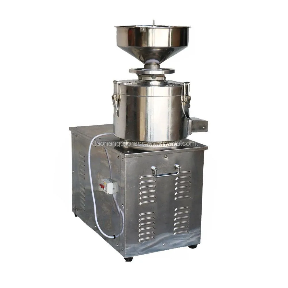 Automatische kleinschalige aardnootpasta slijpen verwerking pindakaas making machine