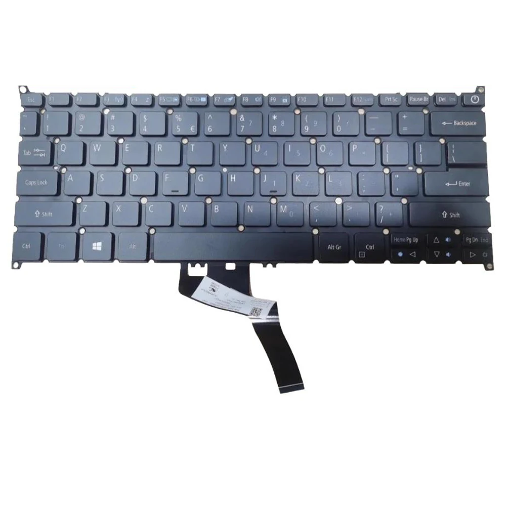 Laptop Backlit Keyboard For ACER TravelMate X5 TMX514-51 TMX514-51T SFX14-41G English US Black Silver Keyboard New