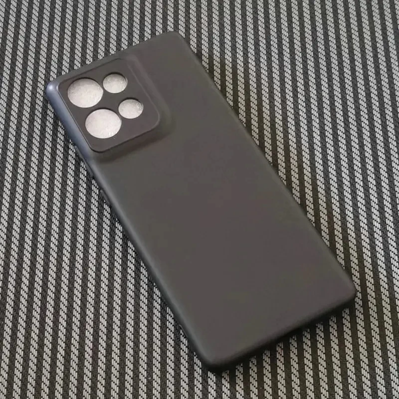 For Motorola Moto S50 /Edge 50 Neo High Quality Black TPU Soft Silicon Cover Full Protective