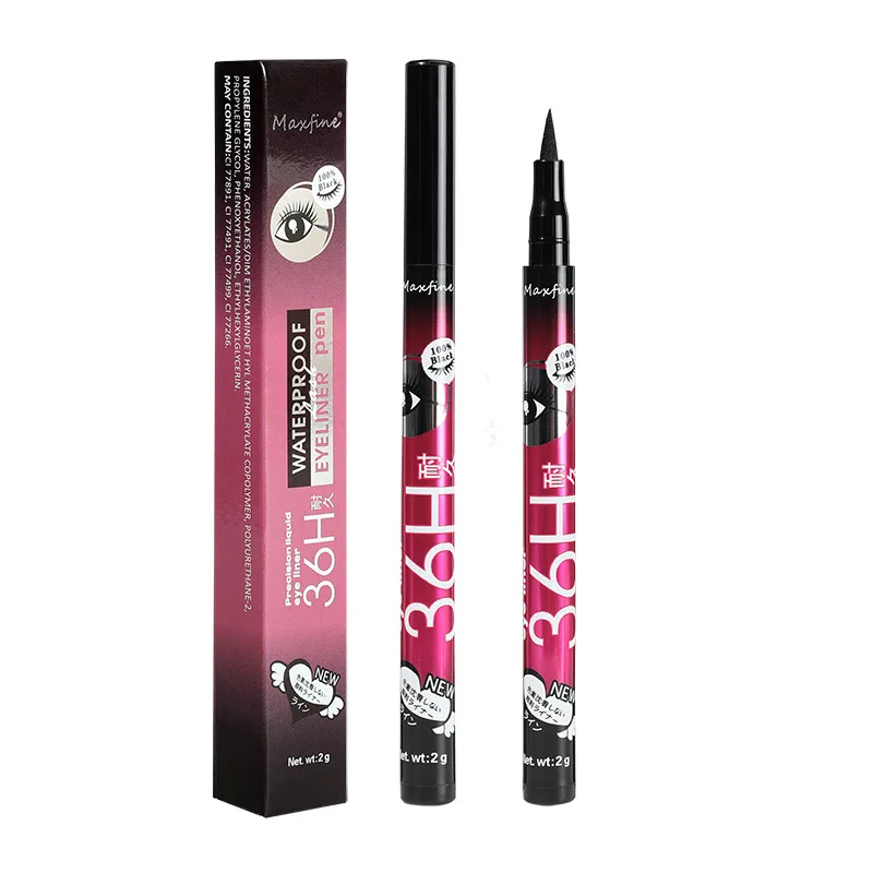 Long Lasting Quick Drying Waterproof Easy To Color Non Smudging Smooth Liquid Eyeliner