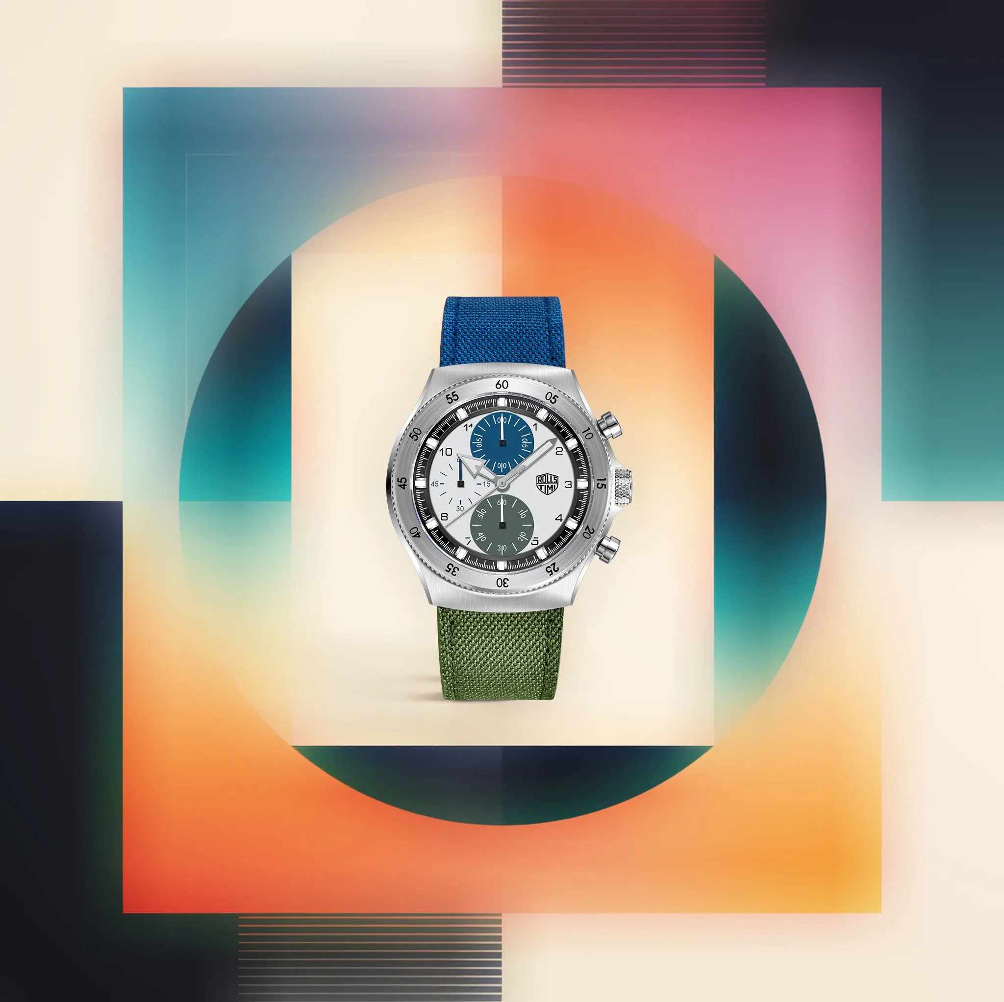 

Мужские кварцевые часы ROSSITIMI: Современная элегантность, кожаный ремешок VD55, маленькие стрелки, светящиеся, водонепроницаемость 100 м