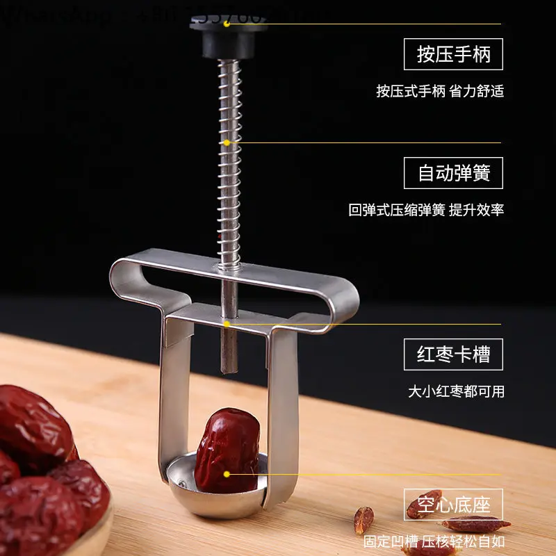 Jujube Core Removal Artifact 304 Stainless Steel Dried Jujube Manual Shelling Machine