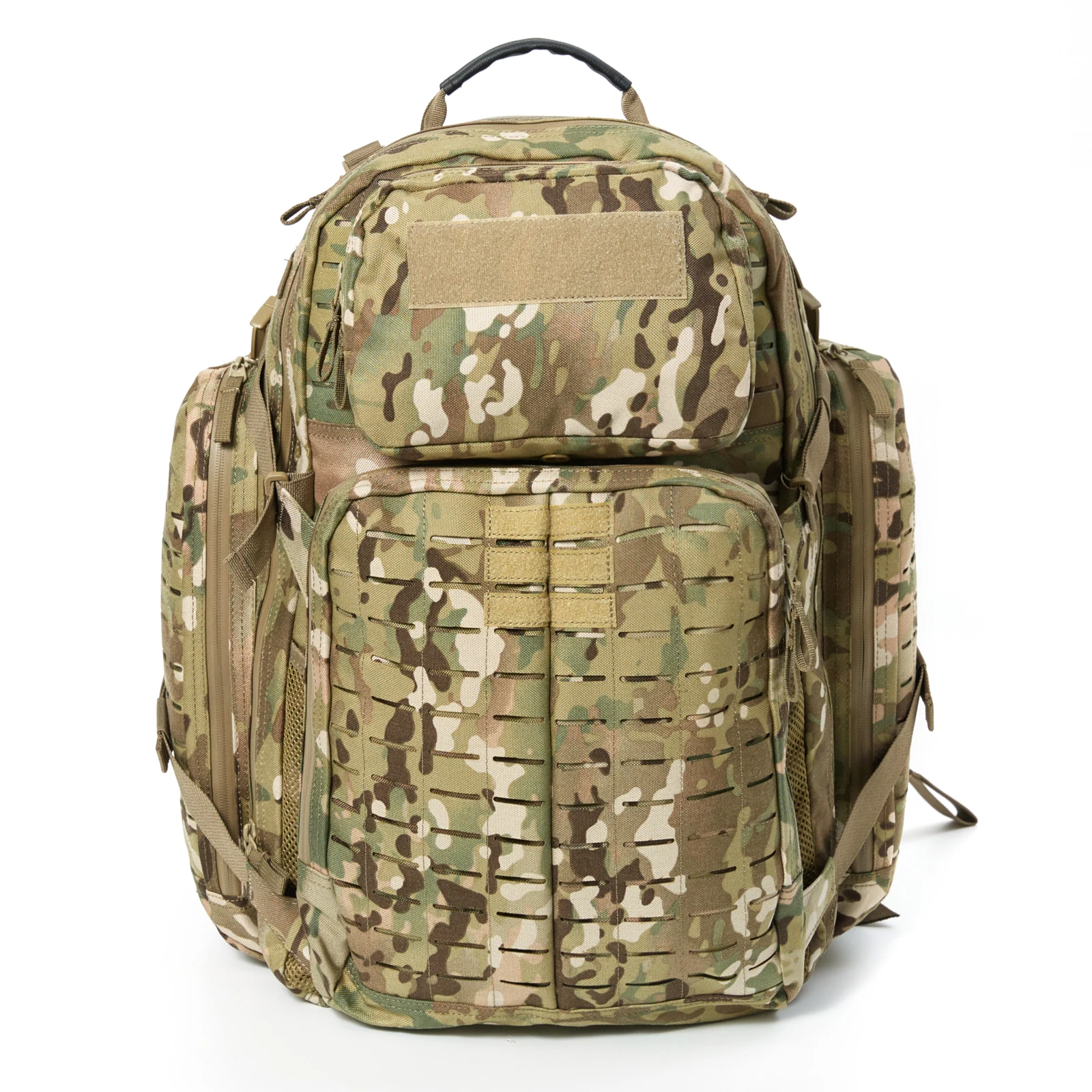 

Akmax MIL Medium Rucksack MOLLE Tactical Assault Backpack, 3 Day Pack for Camping, Hiking, Bug Out, Multicam Camo