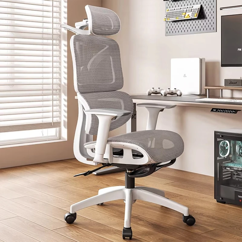 

Ergonomic Office Chair Mesh Lumbar Support Ventilate 3D Adjustable Armrest Headrest Silla De Escritorio Living Room Office Chair