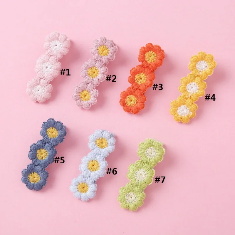 

Cute Sunflower Hair Clip for Kids - Soft Fabric Hair Accessories, Cartoon Flower Clips, Sweet Girls Hair Bows