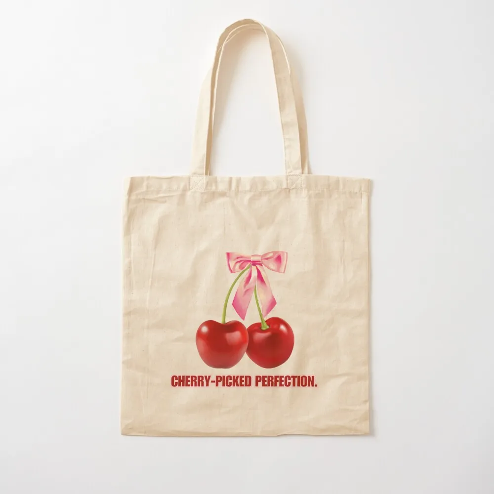 Cherry Picked Perfection Tote Bag custom canvas bag Canvas stote bag Beach Women's shopper