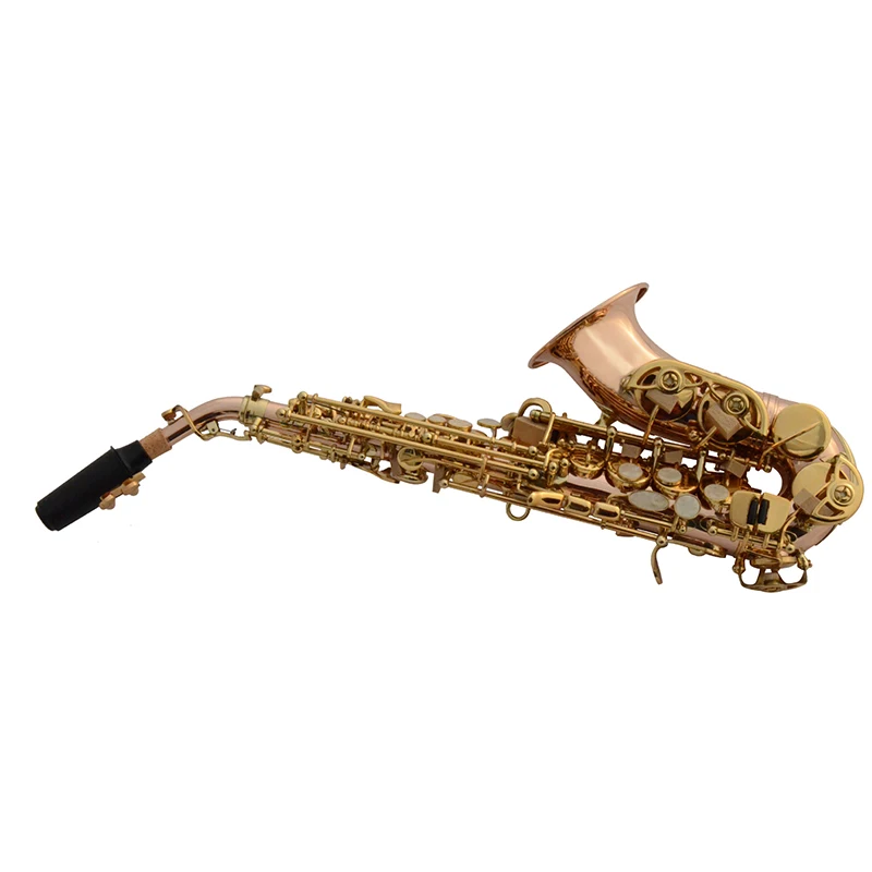 Advanced professional phosphor bronze Bb soprano small bent saxophone SAX