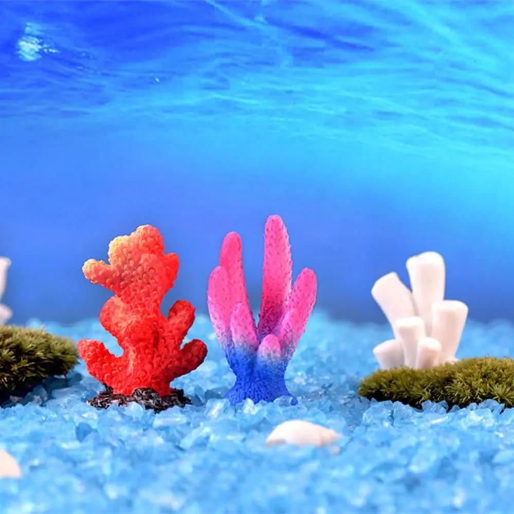 Craft Fish Tank Ornaments Fairy garden Simulation Starfish Resin Reef Rock Landscape Making Artificial Coral