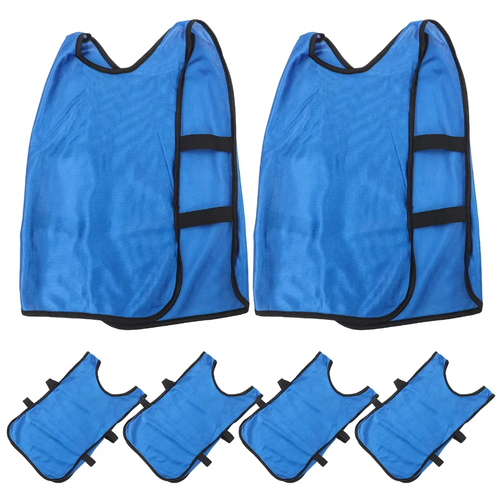 6 pezzi gilet da allenamento calcio attrezzatura pratica per bambini pinnies sport giovanili basket gilet da calcio gilet da allenamento uniforme della squadra