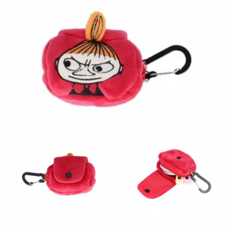 Hot Kawaii Anime Moomins Series Mini Coin Purse Cartoon Cute Character Creativity Portable Lipstick/Earphone/Key Storage Bag