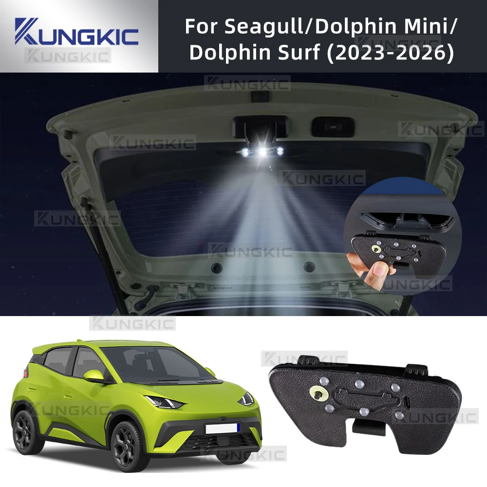 

LED For BYD Dolphin Surf Mini 2023 2024 2025 2026 Trunk Light Tailgate High Bright Low Power,Effectively Resistant Accessories