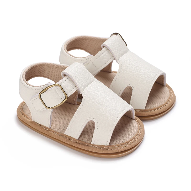 Fashion Summer Newborn Infant Sandals for Baby Boys Girls Casual Non-Slip Rubber Sole Breathable Soft First Walker Shoes 0-18M