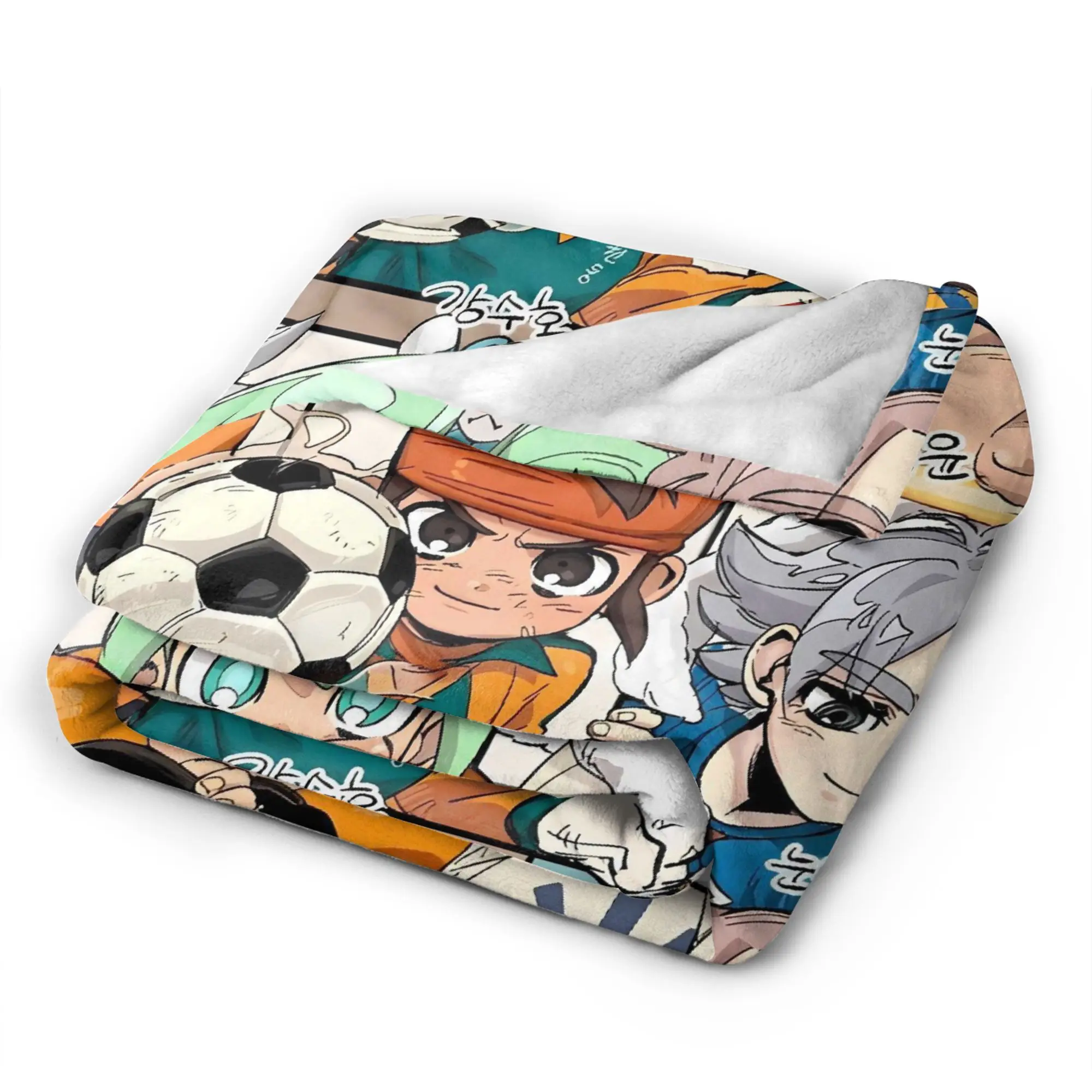 أنيمي المحور الحريق Inazuma أحد عشر الفانيلا بطانية شتاء دافئ لينة رمي بطانية للطلاب الأريكة كرسي المفرش أريكة غطاء سرير #5