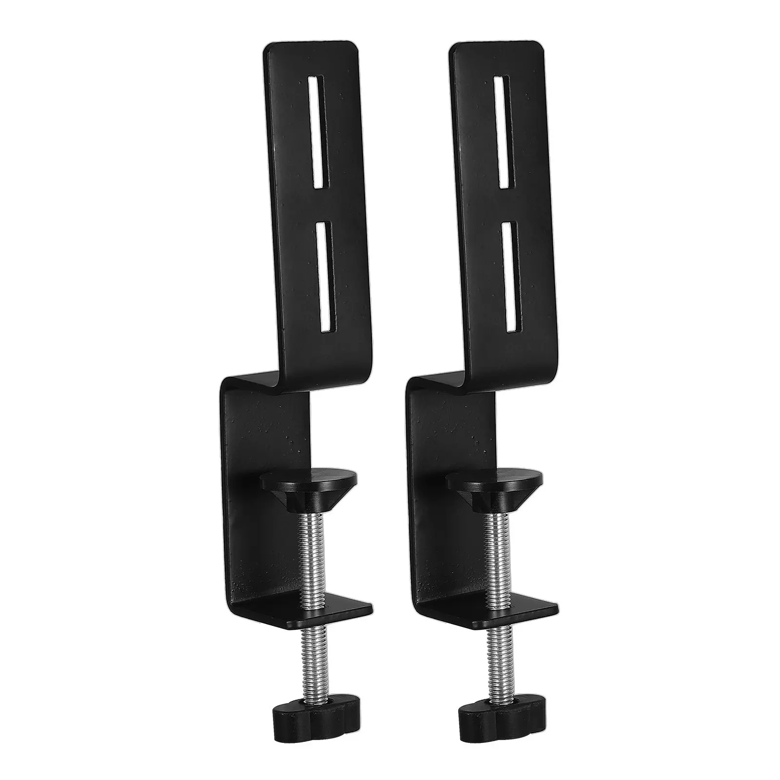 2Pcs Metal Painted Heavy Duty C Clamp Desk Table Mount Brackets for Workstation Monitor Stand Accessories C Clamp