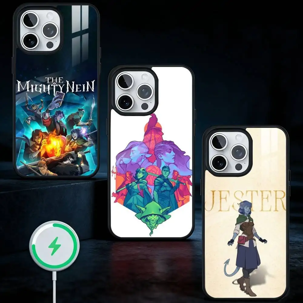 

TV The M-Mighty N-Nein Phone Case For iPhone17,16,15,14,13 Plus,Pro Max Magnetic For Magsafe Wireless Charging