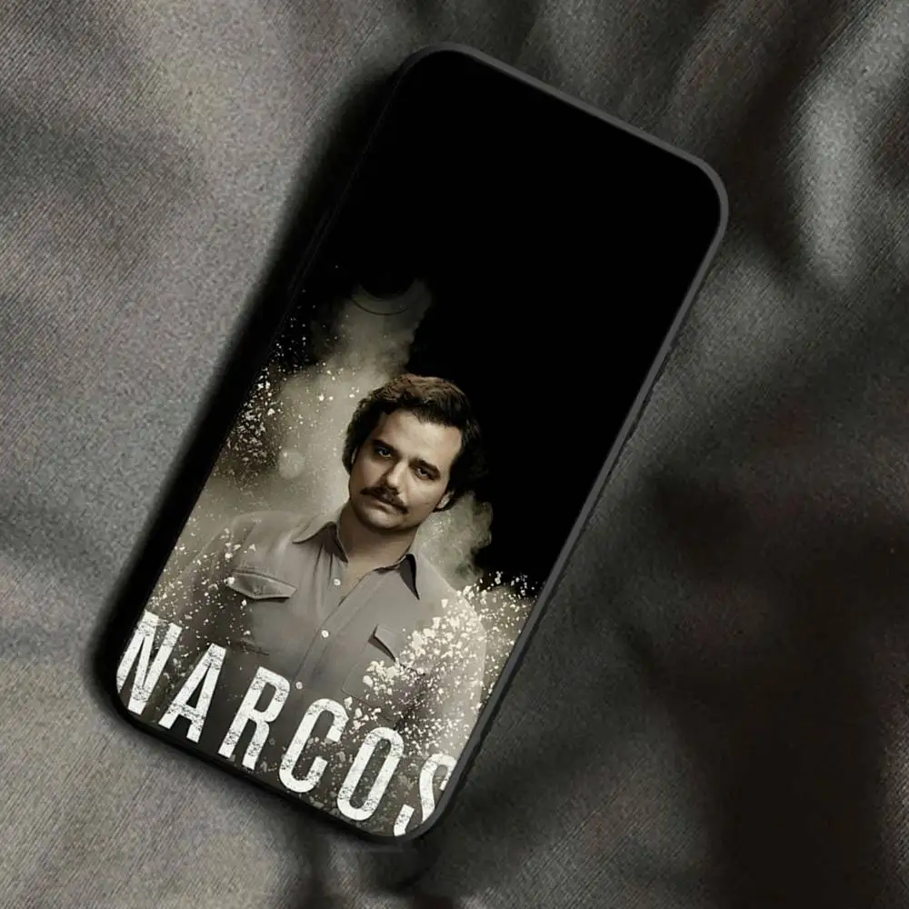 حافظة هاتف N-Narcos Pablo Escobar لهاتف سامسونج S25، S24، Ultra، S20، S30، Plus، S22، S23، Ultra، Plus، 5G بقصة ضيقة ضد الغبار