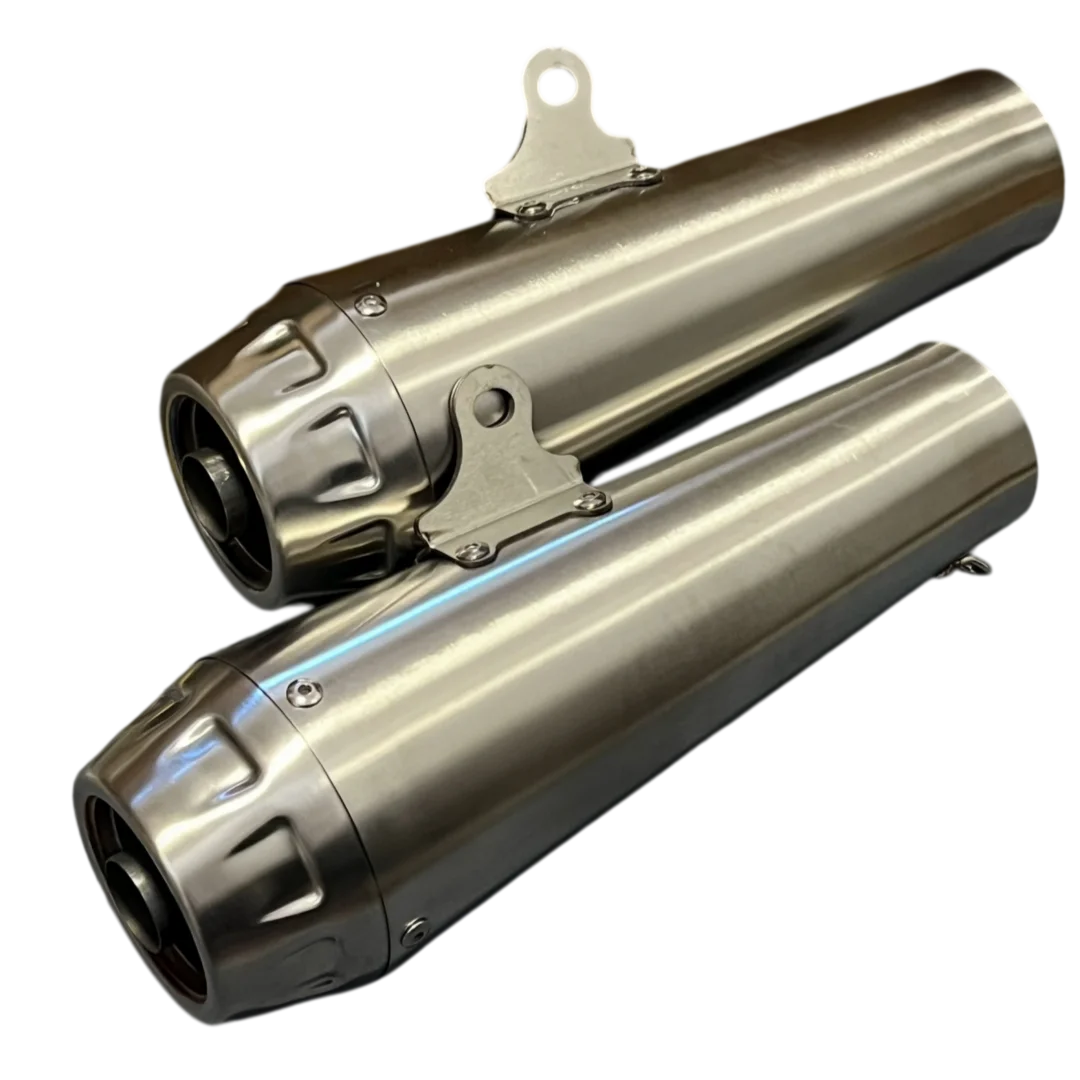For Aprilia RS660 FST 60mm Bold Straight-Through Front Middle Section Exhaust Pipe with Precise Flange Alignment Easy Installati