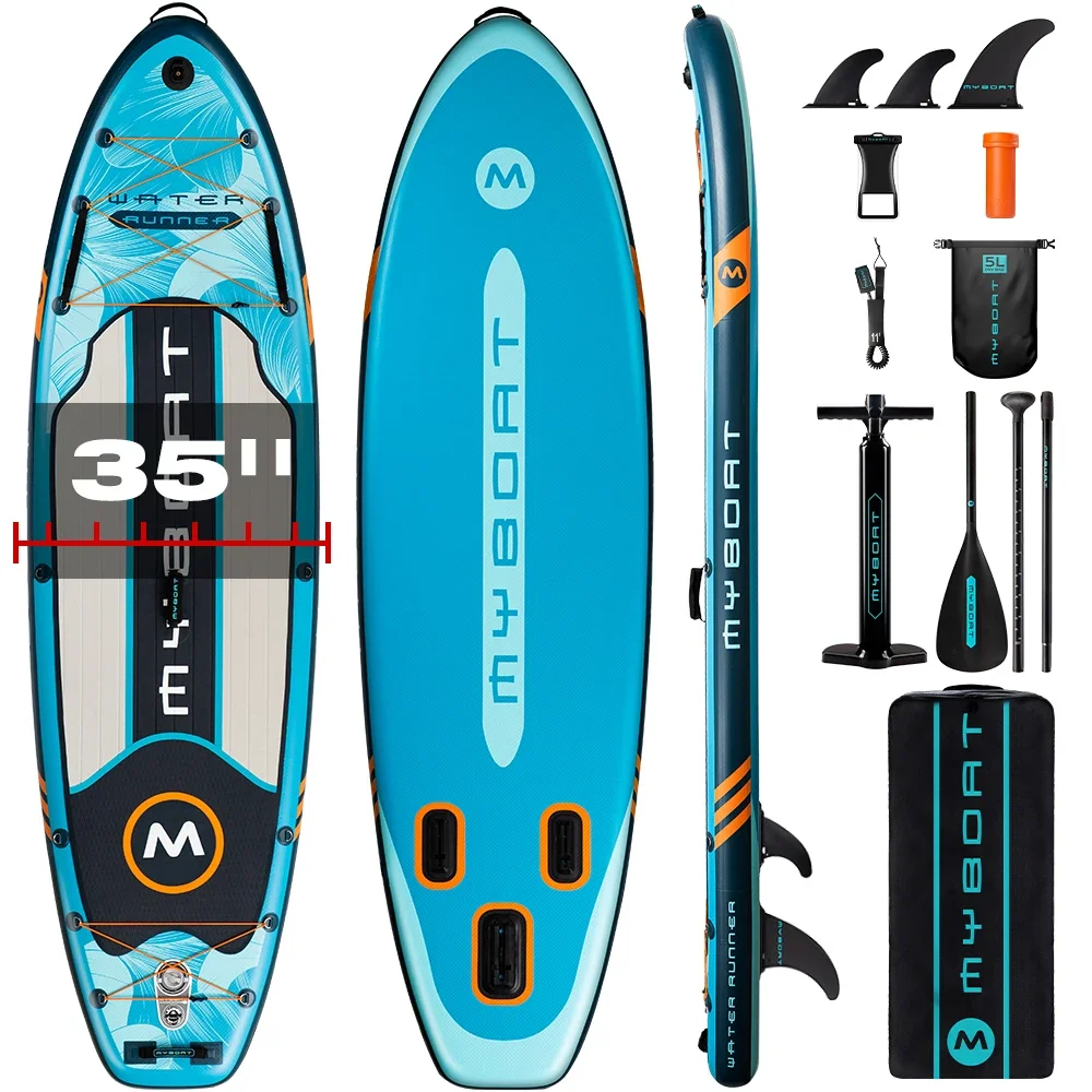 

10'6"x35"x6'' surfing Inflatable sub water board surf sup paddle board padel board