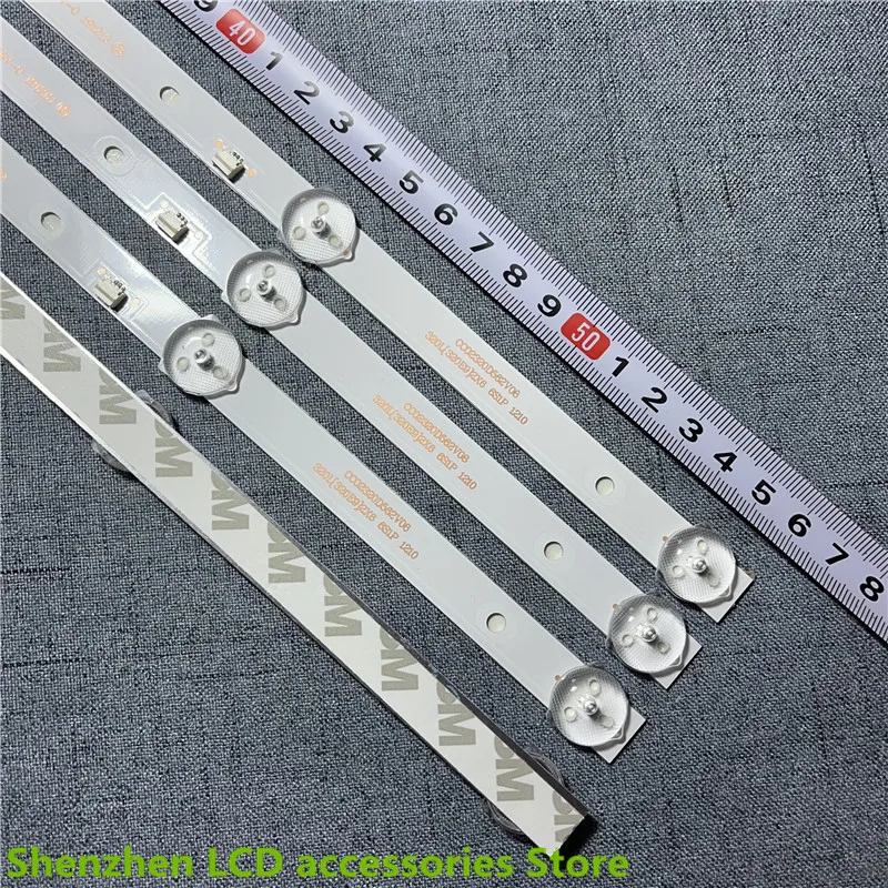 Mới Đèn Nền Led CC023200562V08 320L(320E9) 2X6 6S1P Nhôm 1210 LCD Đèn Nền Thanh 100% Mới 56CM 6LED