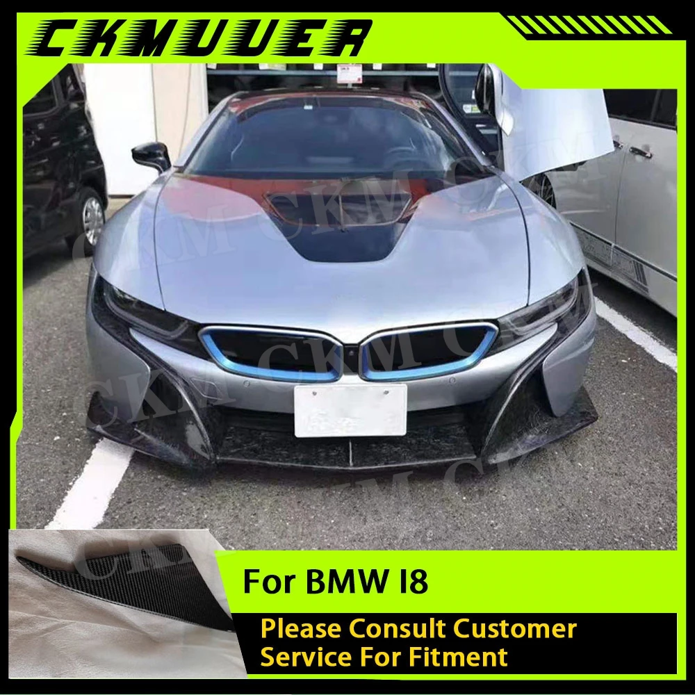 

CKMUUER накладки на капот двигателя из кованого углеродного волокна для BMW I8 2015-2021, автомобильная тюнинг, Стайлинг, аксессуары для интерьера, высокое качество