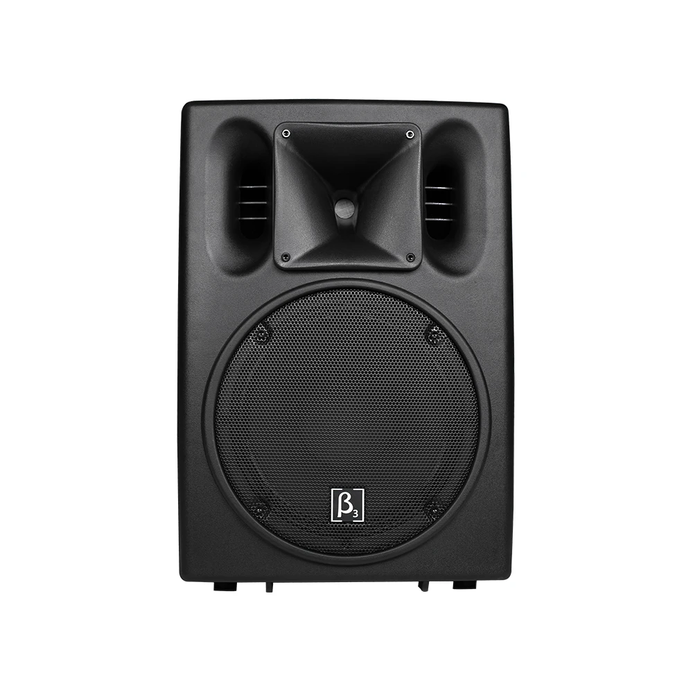 Betathree audio systems plastic speaker 12 inch two way full range active plastic speaker applications in houses of airport