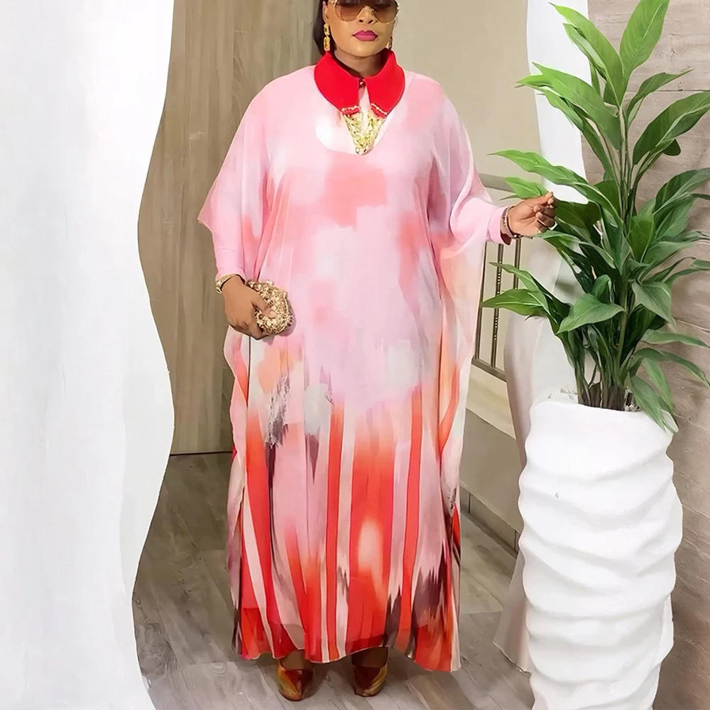 

Elegant Abayas For Women 2025 New Dubai Luxury Muslim Print Fashion Loose Caftan Marocain Boubou Djellaba Robe Party Dress Femme